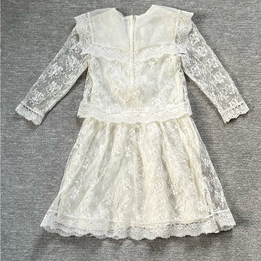 Jessica McClintock Bridal Lace Dress - Picture 2 of 5